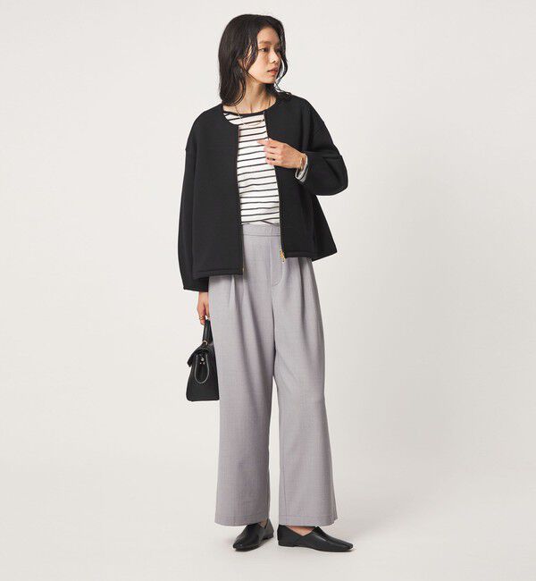 UNITED ARROWS green label relaxing「ダンボール ノーカラー ブルゾン」|ブルゾン・スタジャン|