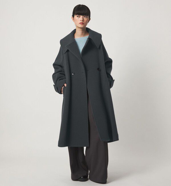 EMMEL REFINES「＜EMMEL REFINES＞EM Wボタン ビッグカラー テントコート」|その他|
