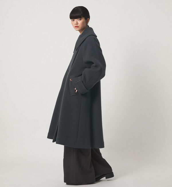 EMMEL REFINES「＜EMMEL REFINES＞EM Wボタン ビッグカラー テントコート」|その他|