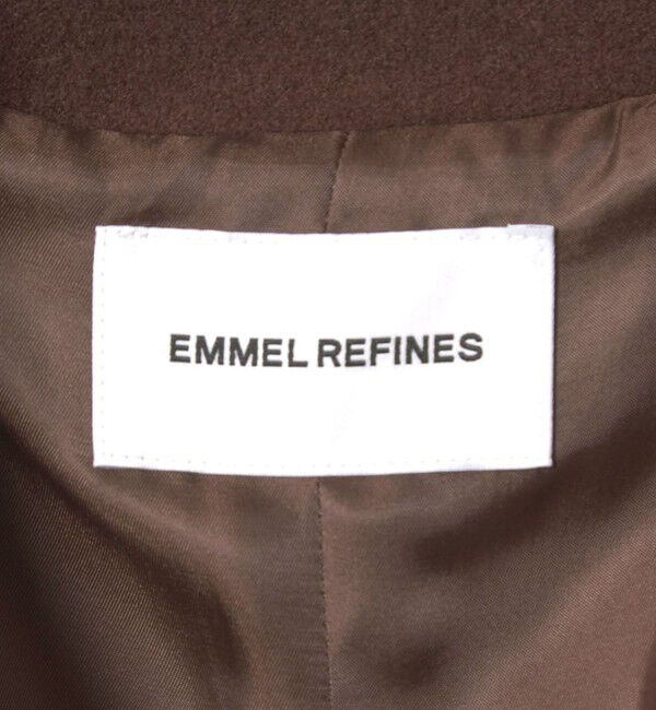 EMMEL REFINES「＜EMMEL REFINES＞EM Wボタン ビッグカラー テントコート」|その他|