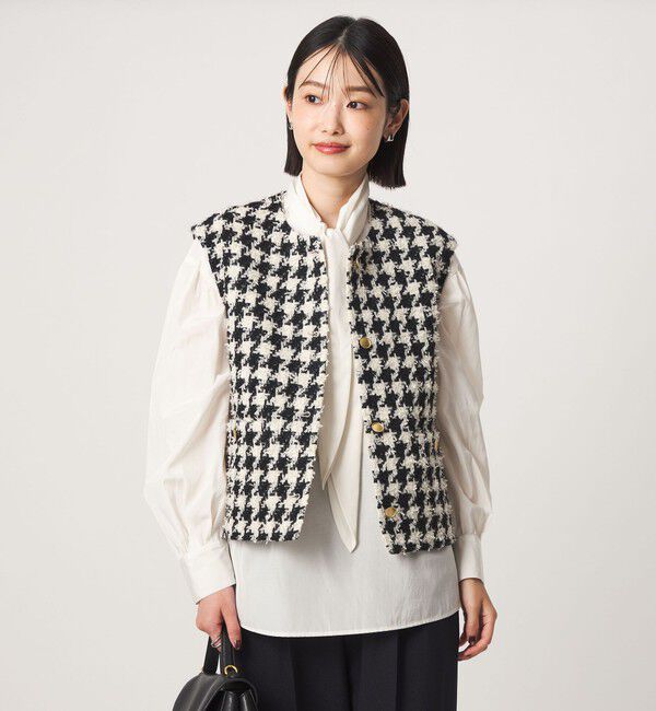 UNITED ARROWS green label relaxing「ファンシー チドリ ツイード ジレ ベスト」|ベスト・ジレ|