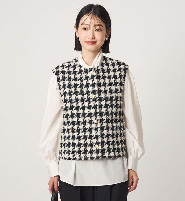 UNITED ARROWS green label relaxing「ファンシー チドリ ツイード ジレ ベスト」|ベスト・ジレ|
