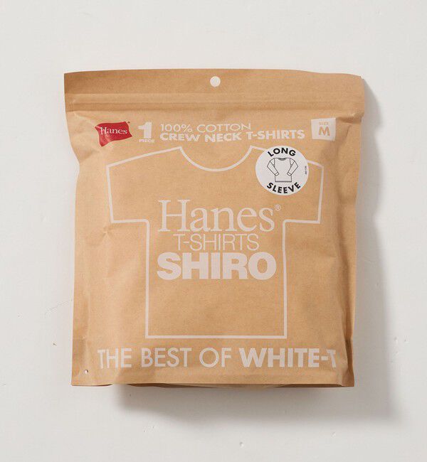UNITED ARROWS green label relaxing「【WEB限定】＜Hanes＞SHIRO 長袖 Tシャツ」|Tシャツ・カットソー|WHITE