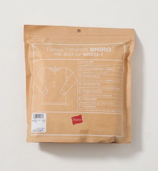 UNITED ARROWS green label relaxing「【WEB限定】＜Hanes＞SHIRO 長袖 Tシャツ」|Tシャツ・カットソー|