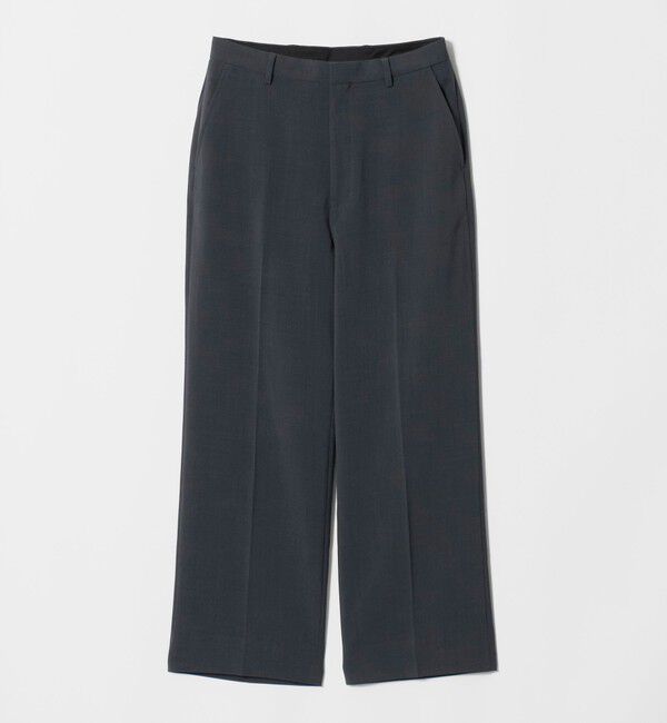 UNITED ARROWS green label relaxing「ダブルクロス ワイド ストレート パンツ W5　-2WAYストレッチ- 」|スラックス|