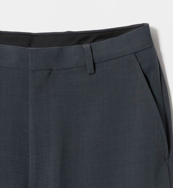 UNITED ARROWS green label relaxing「ダブルクロス ワイド ストレート パンツ W5　-2WAYストレッチ- 」|スラックス|
