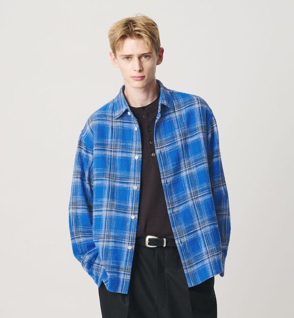 BEAUTY&YOUTH UNITED ARROWS「ウーブン ネル チェック シャツ」|シャツ・ブラウス|