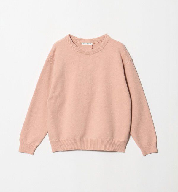 BEAUTY&YOUTH UNITED ARROWS「コットンブレンド バックタック ニットプルオーバー ウォッシャブル」|ニット・セーター|PINK