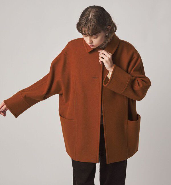STEVEN ALAN「＜Steven Alan＞ウール ショート コート」|ステンカラーコート|