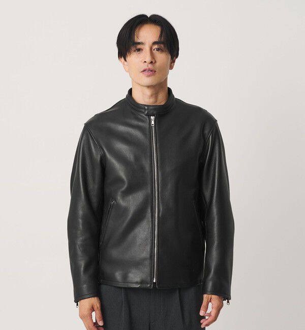 BEAUTY&YOUTH UNITED ARROWS「シープ レザー シングル ライダース ジャケット」|その他|