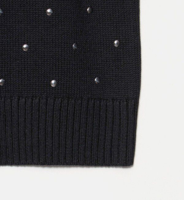 BEAUTY&YOUTH UNITED ARROWS「メタルパーツ クルーネック カーディガン ウォッシャブル」|カーディガン|