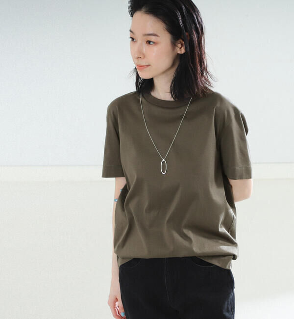 BEAMS SELECTION for WOMEN「SLOANE / コットン天竺  Tシャツ」|Tシャツ・カットソー|