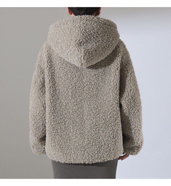 BEAMS SELECTION for WOMEN「【WEB限定】TATRAS / IPAMA ボア フードジャケット」|ブルゾン・スタジャン|