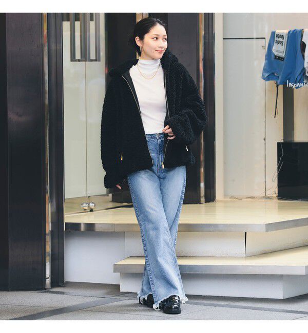 BEAMS SELECTION for WOMEN「【WEB限定】TATRAS / IPAMA ボア フードジャケット」|ブルゾン・スタジャン|
