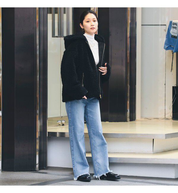BEAMS SELECTION for WOMEN「【WEB限定】TATRAS / IPAMA ボア フードジャケット」|ブルゾン・スタジャン|