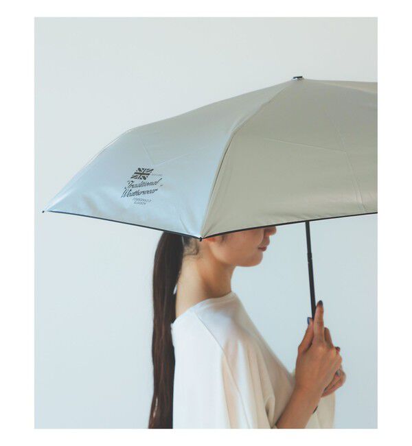 BEAMS SELECTION for WOMEN「Traditional Weatherwear / ライトウェイト メタル 折り畳み傘」|傘|SILVER