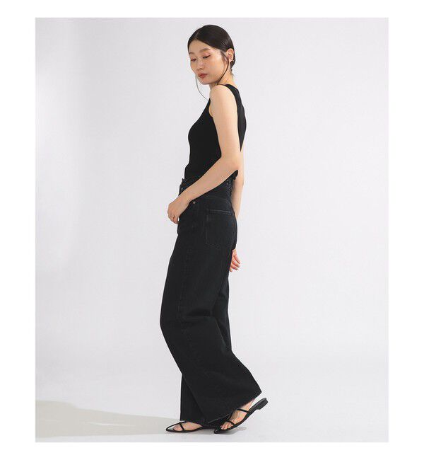 BEAMS SELECTION for WOMEN「【別注】upper hights / THE SISTER デニムパンツ LAMPBLACK」|デニム|