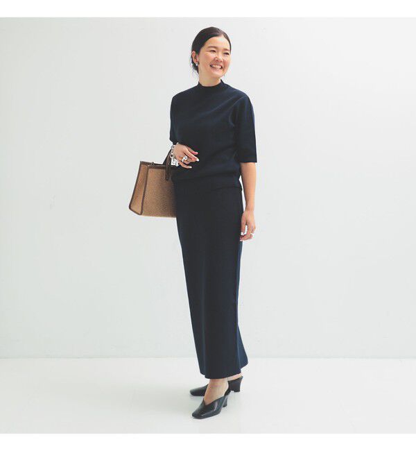 Demi-Luxe BEAMS 「シンプル モックネック ニット .M」|ニット・セーター|