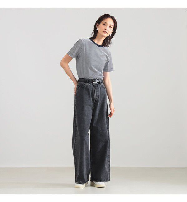 BEAMS SELECTION for WOMEN「【別注】SLOANE / コットン天竺 ボーダー Tシャツ」|Tシャツ・カットソー|