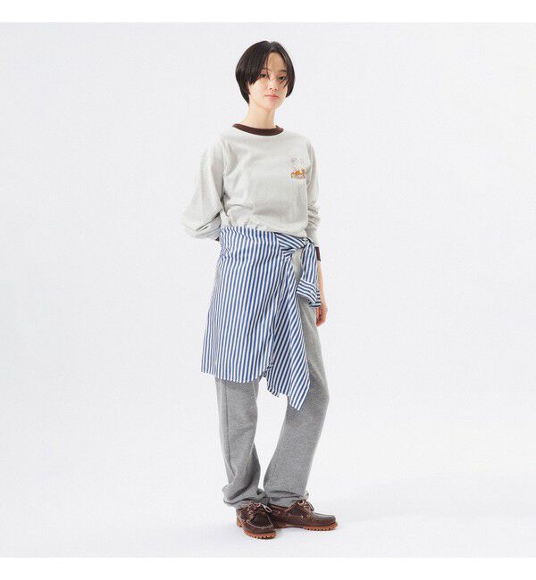 BEAMSBOY「【別注】Champion / BOYロゴ リンガーTシャツ」|Tシャツ・カットソー|