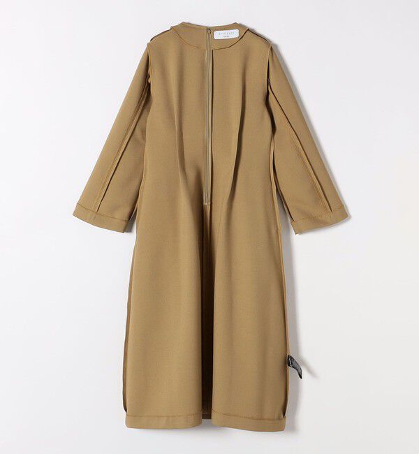 SHIPS any「【WEB限定】〈洗濯機可能〉ダブルクロス ウエスト タック Aライン ワンピース ［NAVY BLUE］」|ワンピース|