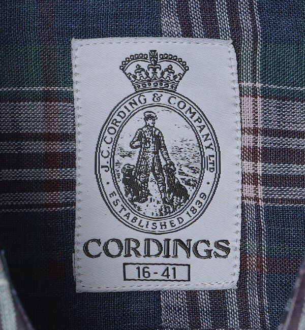 SHIPS「CORDINGS: リネン チェック シャツ」|シャツ・ブラウス|