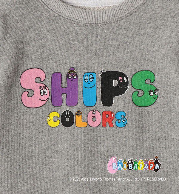 SHIPS Colors 「SHIPS Colors:90～140cm /〈洗濯機可能〉バーバパパ プリント スウェット」|スウェット・ジャージ|
