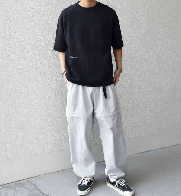 SHIPS any「【SHIPS any別注】Champion: ロゴ刺繍 スピンドル スウェット Tシャツ 26SS◇」|Tシャツ・カットソー|