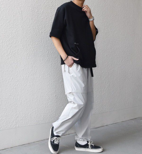 SHIPS any「【SHIPS any別注】Champion: ロゴ刺繍 スピンドル スウェット Tシャツ 26SS◇」|Tシャツ・カットソー|