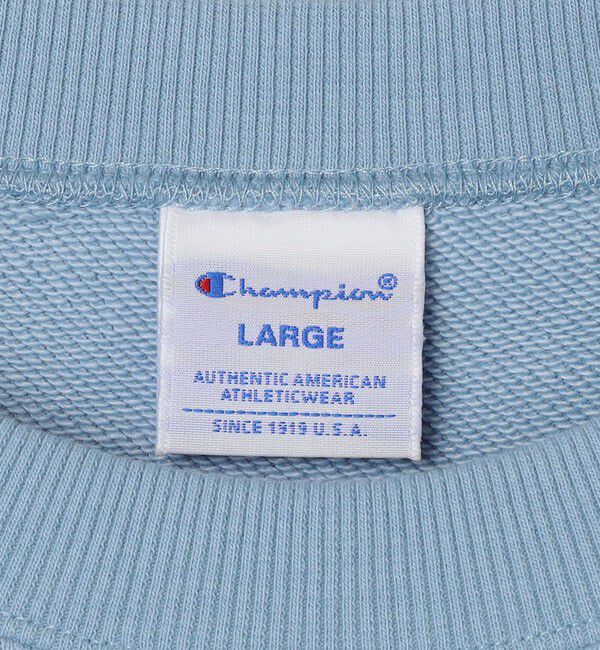SHIPS any「【SHIPS any別注】Champion: ロゴ刺繍 スピンドル スウェット Tシャツ 26SS◇」|Tシャツ・カットソー|