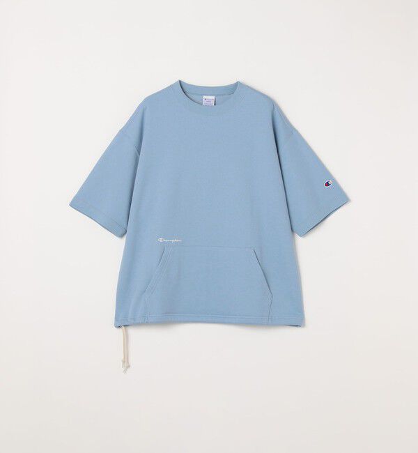 SHIPS any「【SHIPS any別注】Champion: ロゴ刺繍 スピンドル スウェット Tシャツ 26SS◇」|Tシャツ・カットソー|