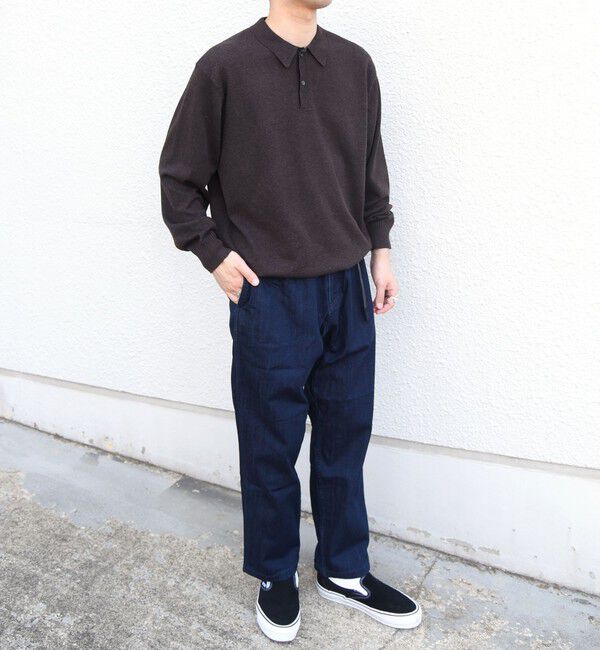 SHIPS any「【SHIPS any別注】Gramicci:  ルーズ テーパード ストレッチ デニム パンツ ◇」|デニム|