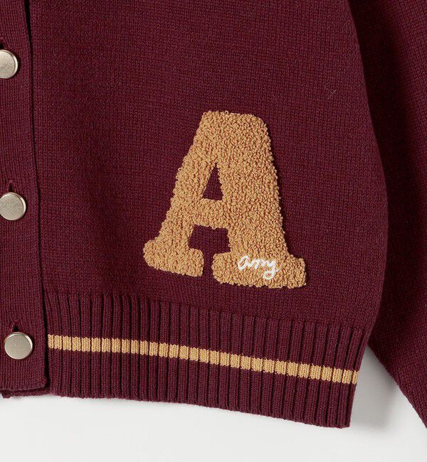 SHIPS any「SHIPS any:〈手洗い可能〉サガラ刺繍 ライン Vネック カーディガン」|カーディガン|