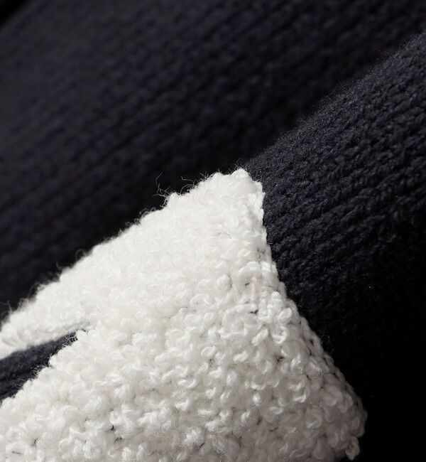 SHIPS any「SHIPS any:〈手洗い可能〉サガラ刺繍 ライン Vネック カーディガン」|カーディガン|
