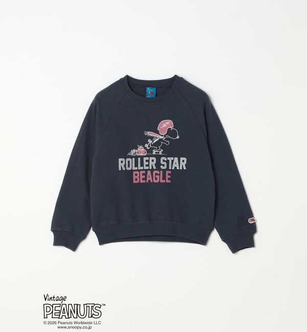 SHIPS any「FRUIT OF THE LOOM: PEANUTS コラボ プリント スウェット<KIDS>」|スウェット・ジャージ|ネイビー