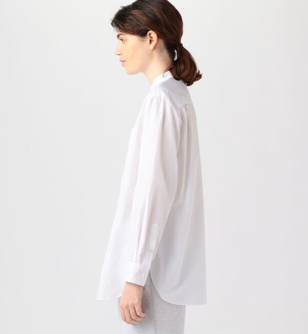 GALERIE VIE「コットンブロード スタンドカラーシャツ」|シャツ・ブラウス|