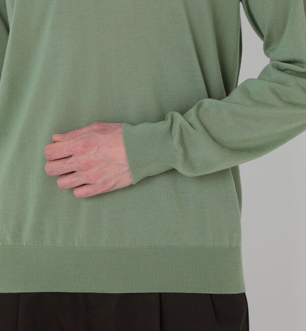 TOMORROWLAND MENS「TOMORROWLAND tricot スーパーファインメリノウール クルーネックニット S-WOOL」|ニット・セーター|