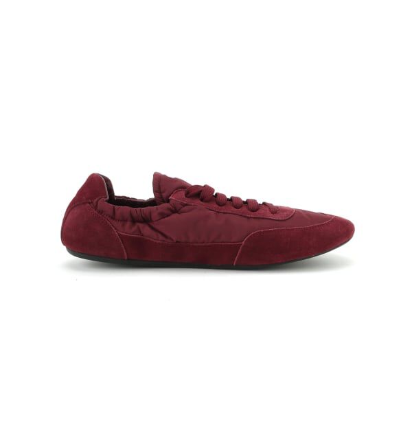  「MOLLINI BRINKLE-DJMO BURGANDY SUEDE FABLIC：スニーカー」|スニーカー|