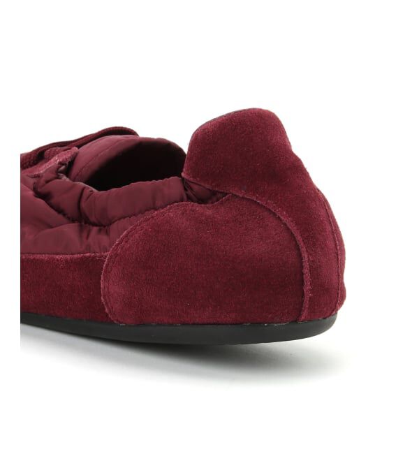  「MOLLINI BRINKLE-DJMO BURGANDY SUEDE FABLIC：スニーカー」|スニーカー|