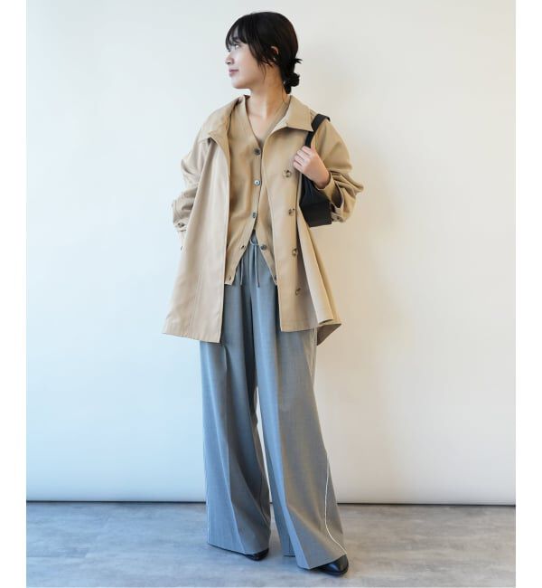 SLOBE IENA「《WEB限定/追加》撥水テントラインコート」|その他|