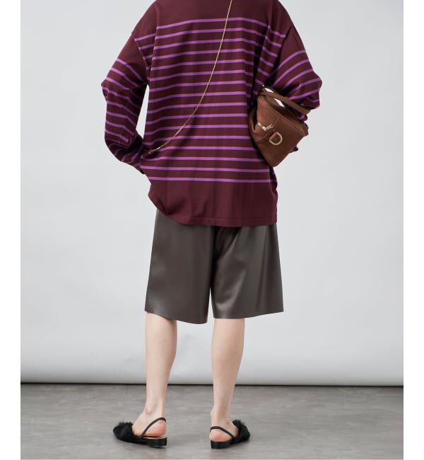 VERMEIL par iena「Faux Leather イージーショーツ」|その他|