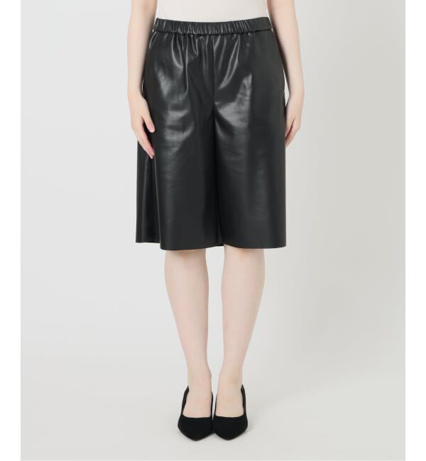 VERMEIL par iena「Faux Leather イージーショーツ」|その他|