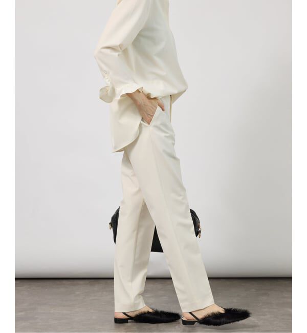 VERMEIL par iena「ステファニーツイルスティックパンツ」|スラックス|