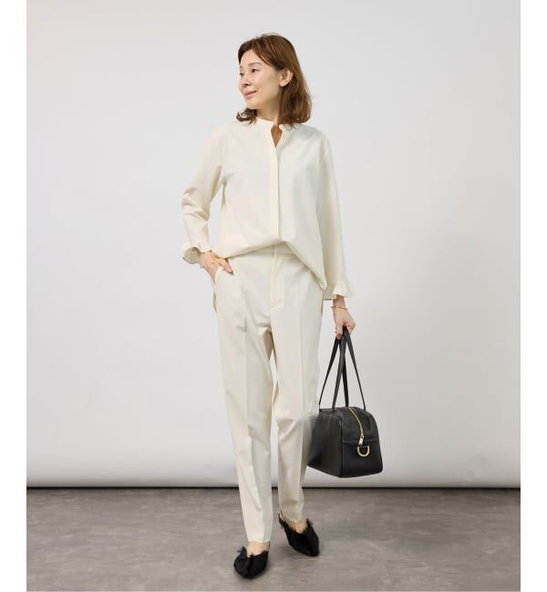 VERMEIL par iena「ステファニーツイルスティックパンツ」|スラックス|