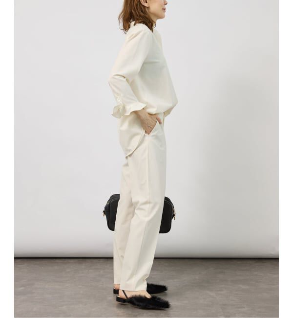 VERMEIL par iena「ステファニーツイルスティックパンツ」|スラックス|