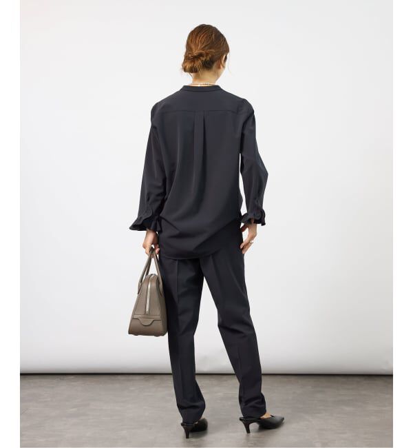 VERMEIL par iena「ステファニーツイルスティックパンツ」|スラックス|
