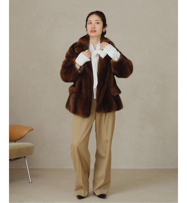 VERMEIL par iena「《予約》ファージャケット」|その他|