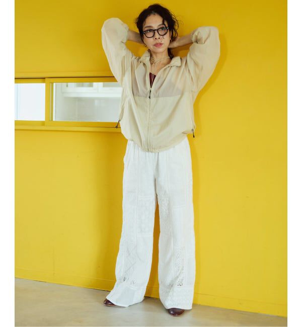 IENA LA BOUCLE「IENA LA BOUCLE シアーナイロンブルゾン」|その他|