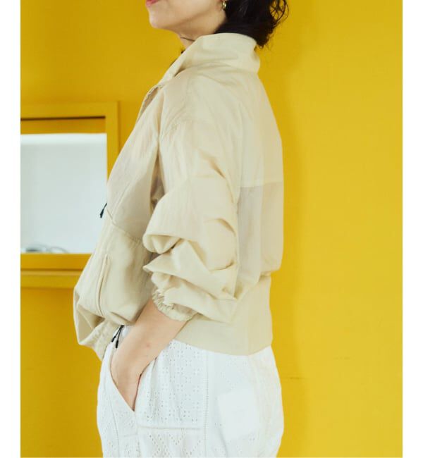 IENA LA BOUCLE「IENA LA BOUCLE シアーナイロンブルゾン」|その他|