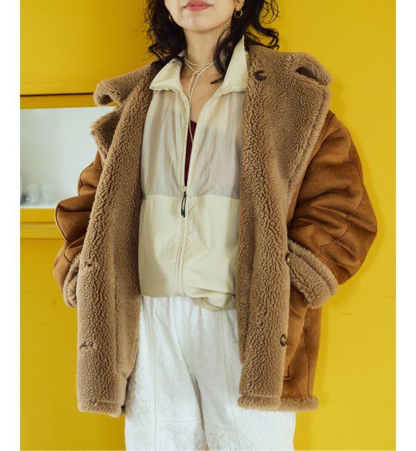 IENA LA BOUCLE「IENA LA BOUCLE シアーナイロンブルゾン」|その他|